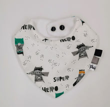 Charger l'image dans la galerie, Les bavoirs : bandanas (doublure éponge bambou)